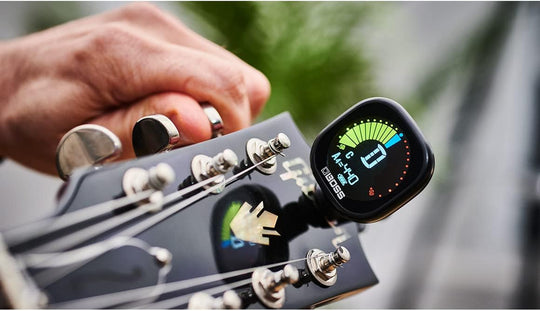 TU-05 Rechargeable Chromatic Clip-On Tuner for Guitar, Bass and Ukulele